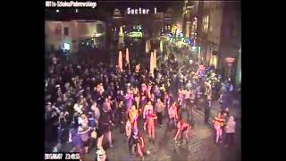 Lech clash with police in Poznan 07.06.2015