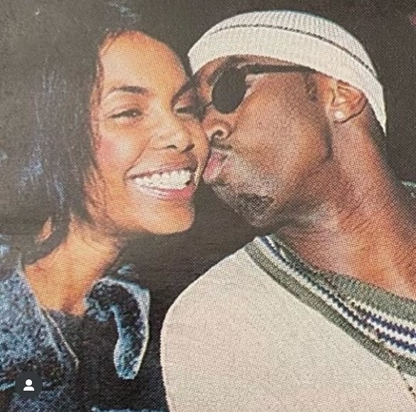 Diddy With His Former Girlfriend Kim Porter