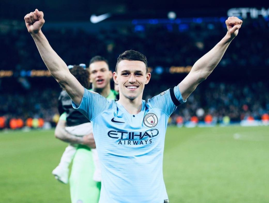 American Football Player Phil Foden